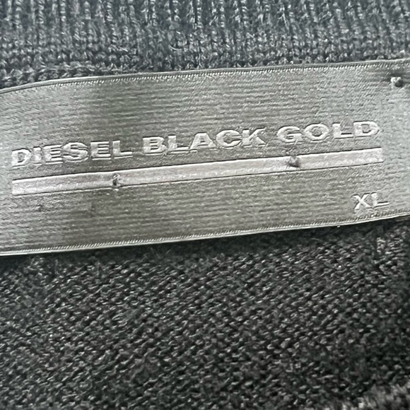 Diesel Black Gold Label Sweater Size XL  Unique Colorblock Excellent Condition - Picture 5 of 14